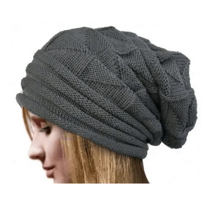 Unisex  Cute Oversized Winter Baggy Cool Caps Autumn Beanies For Men Women Classy Warm Cap For Cold Weather