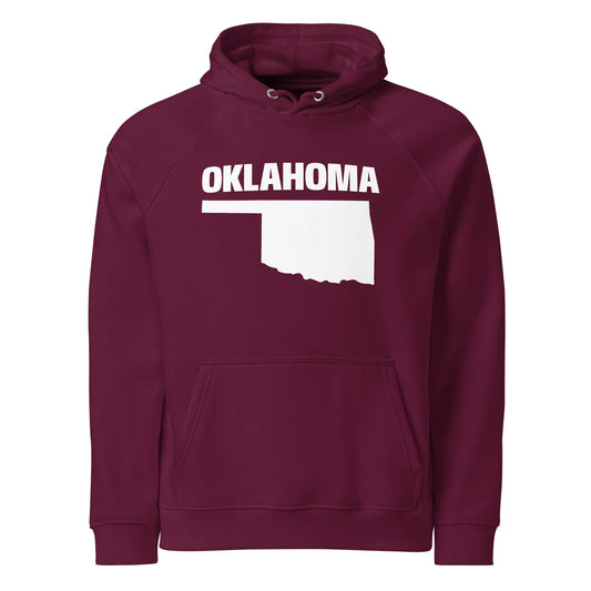 "OKLAHOMA" eco raglan hoodie-LifessentialsLLC.com