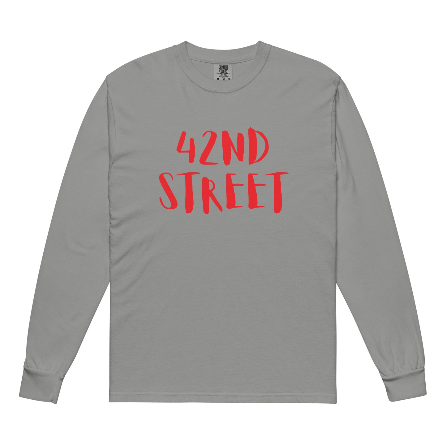 Garment-dyed heavyweight long-sleeve shirt