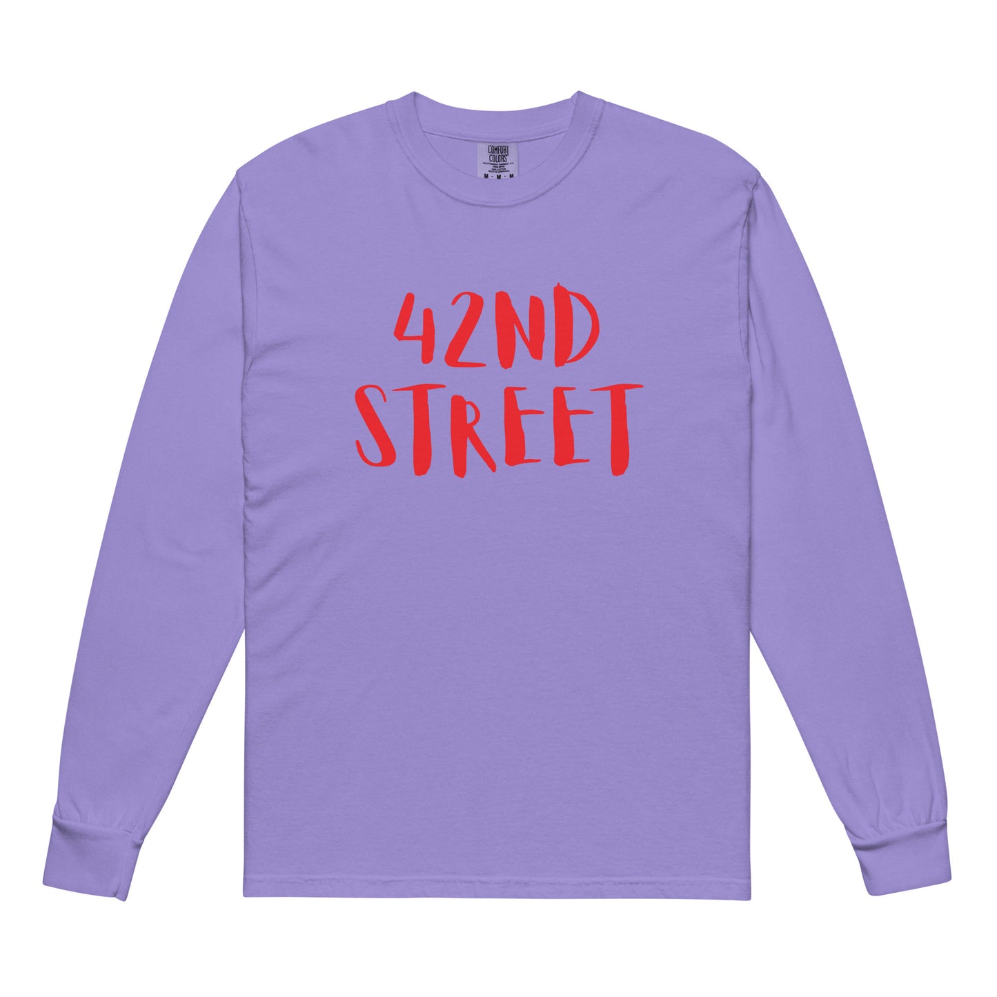 Garment-dyed heavyweight long-sleeve shirt