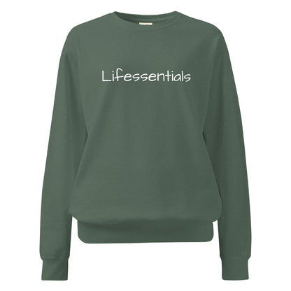LIFESSENTIALS garment-dyed sweatshirt-LifessentialsLLC.com