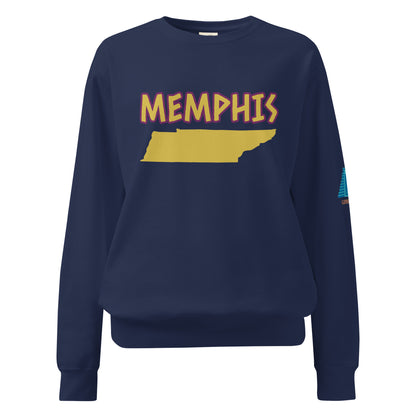 "MEMPHIS" garment-dyed sweatshirt-LifessentialsLLC.com