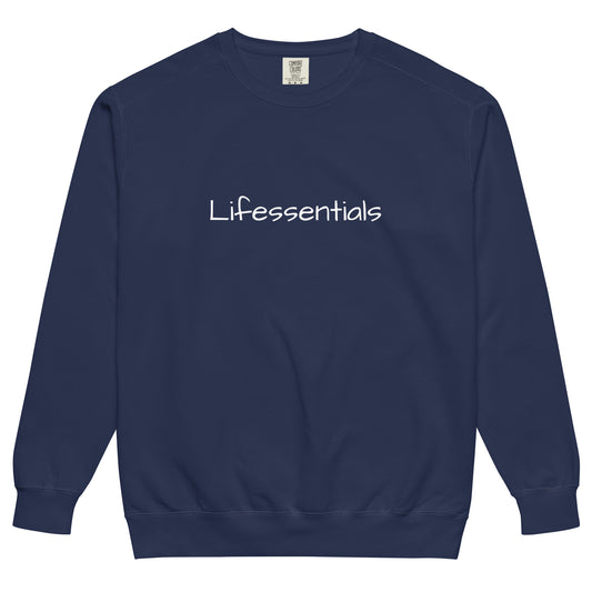 LIFESSENTIALS garment-dyed sweatshirt-LifessentialsLLC.com
