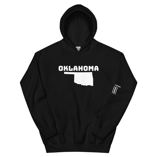 OKLAHOMA B/W  Hoodie-LifessentialsLLC.com