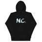 Premium Cotton Unisex Hoodie — Black & Sky Blue (Vol. 2)