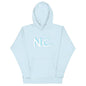 Premium Cotton Unisex Hoodie — Black & Sky Blue (Vol. 2)