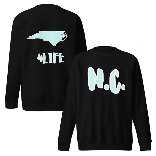 "NORTH CAROLINA" Premium Sweatshirt-LifessentialsLLC.com