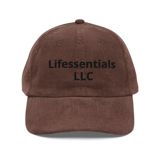 Vintage corduroy cap-LifessentialsLLC.com