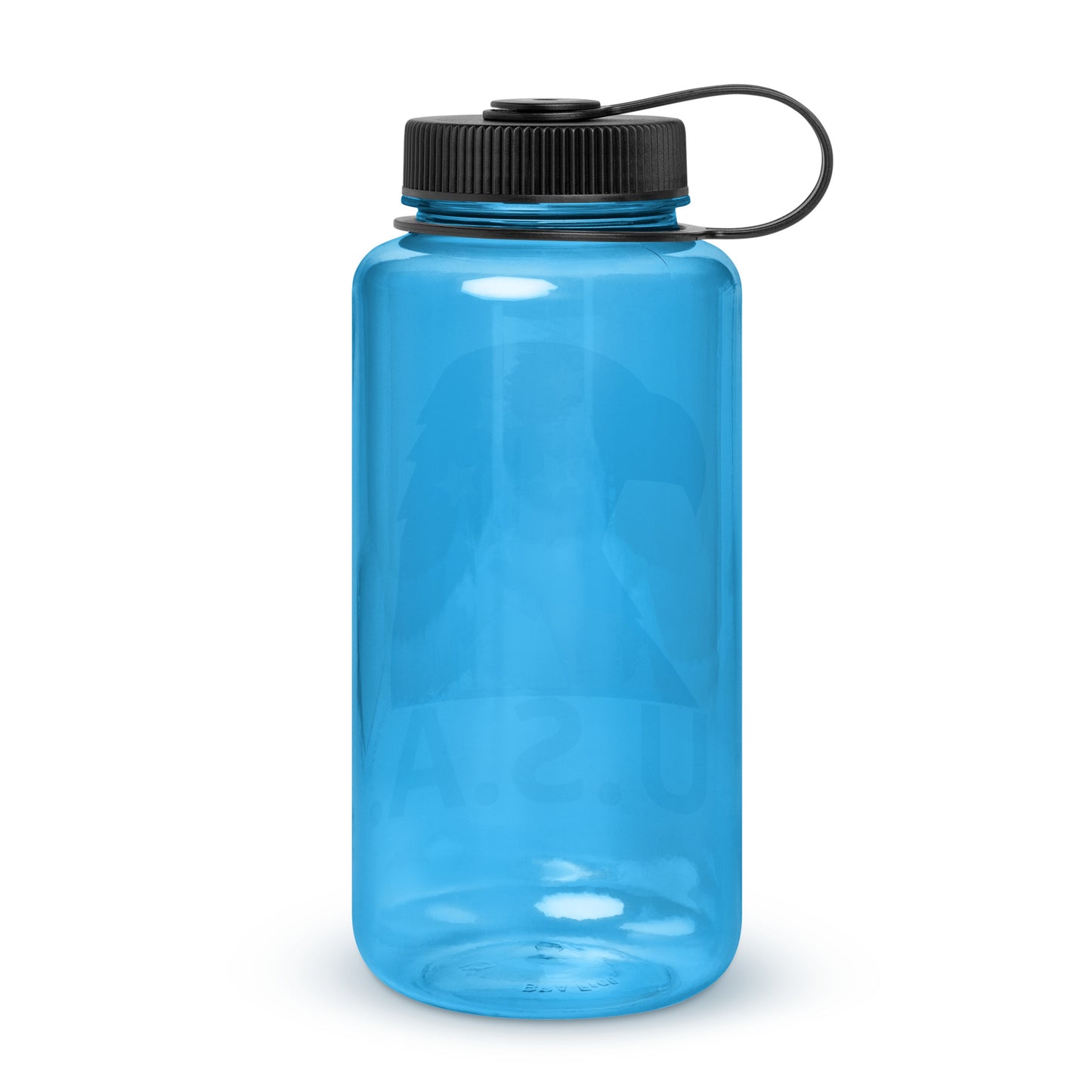 Wide mouth plastic water bottle