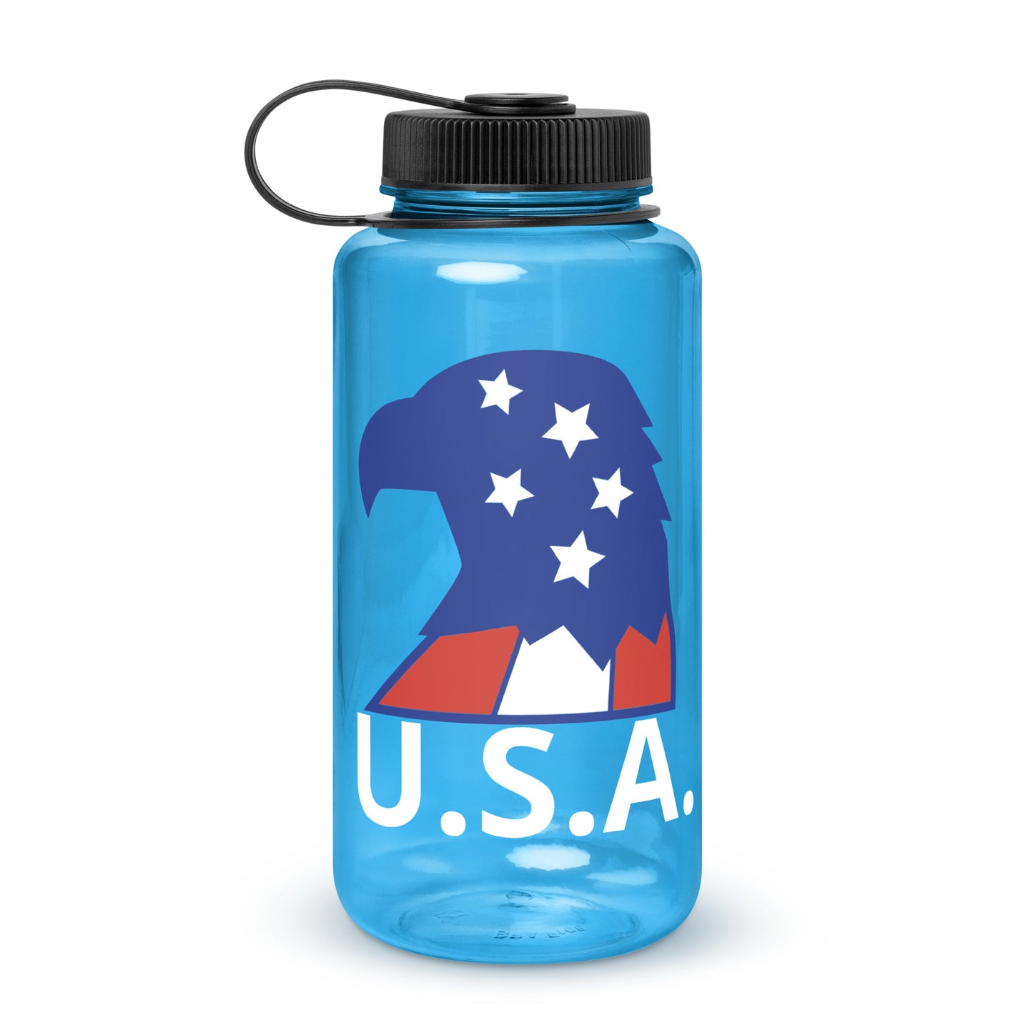 Wide mouth plastic water bottle