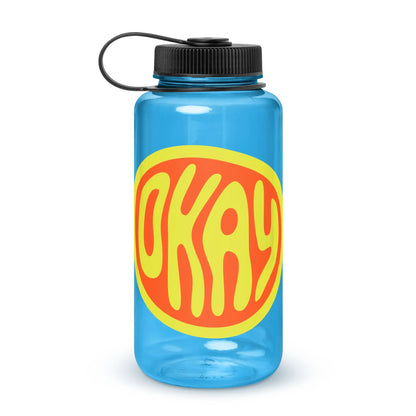 Wide mouth plastic water bottle-LifessentialsLLC.com