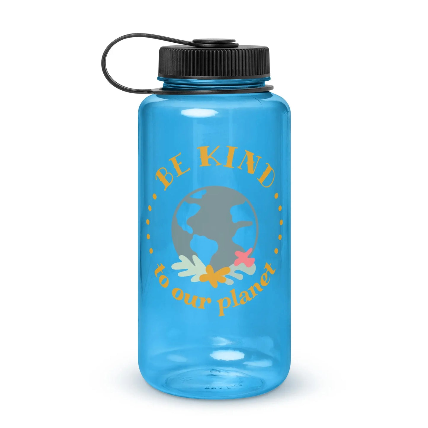 Wide mouth plastic water bottle-LifessentialsLLC.com