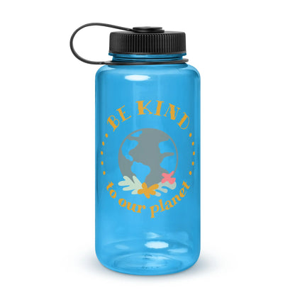 Wide mouth plastic water bottle-LifessentialsLLC.com