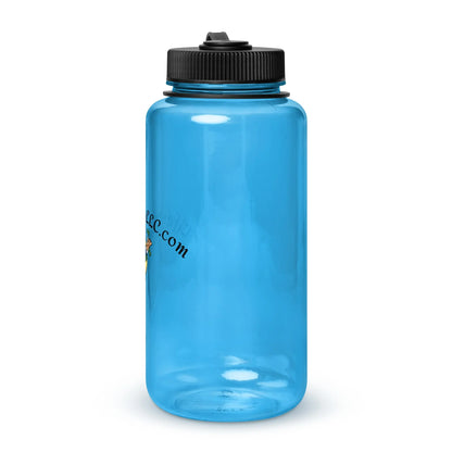 Wide mouth plastic water bottle-LifessentialsLLC.com