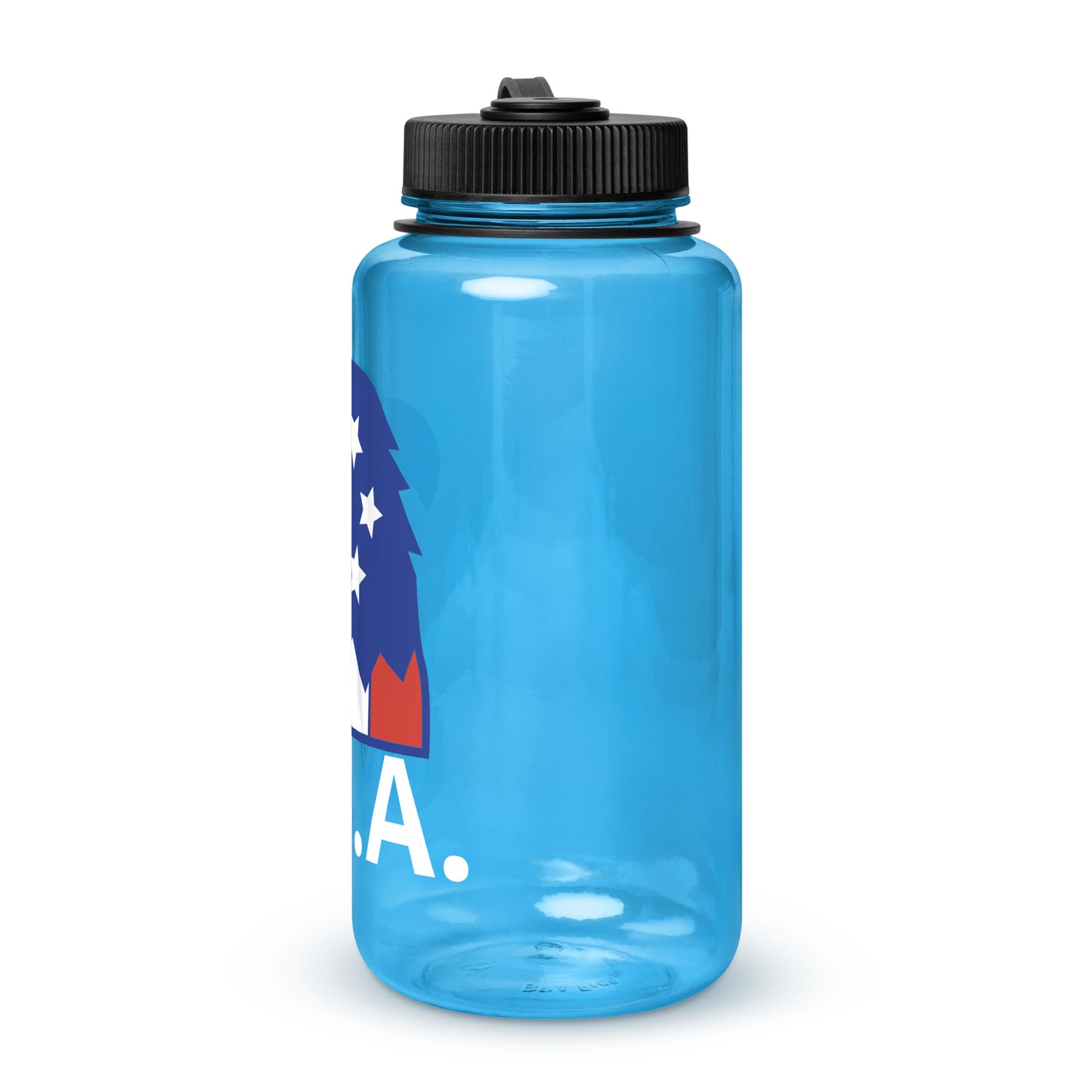 Wide mouth plastic water bottle