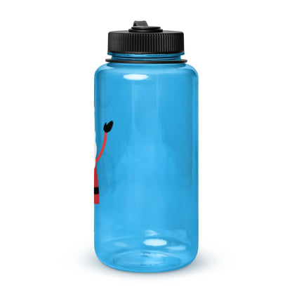 Wide mouth plastic water bottle-LifessentialsLLC.com