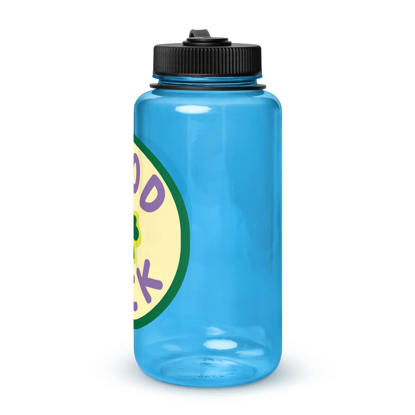 Wide mouth plastic water bottle-LifessentialsLLC.com