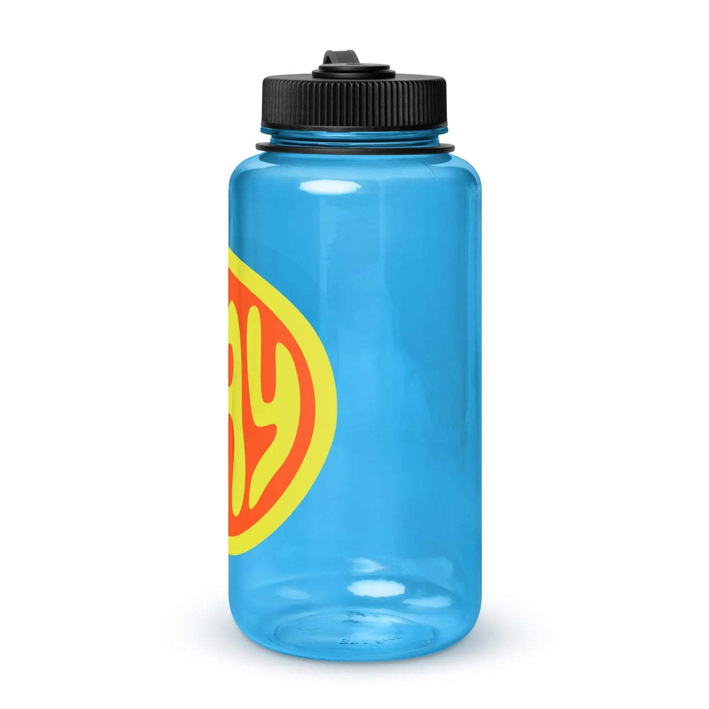 Wide mouth plastic water bottle-LifessentialsLLC.com