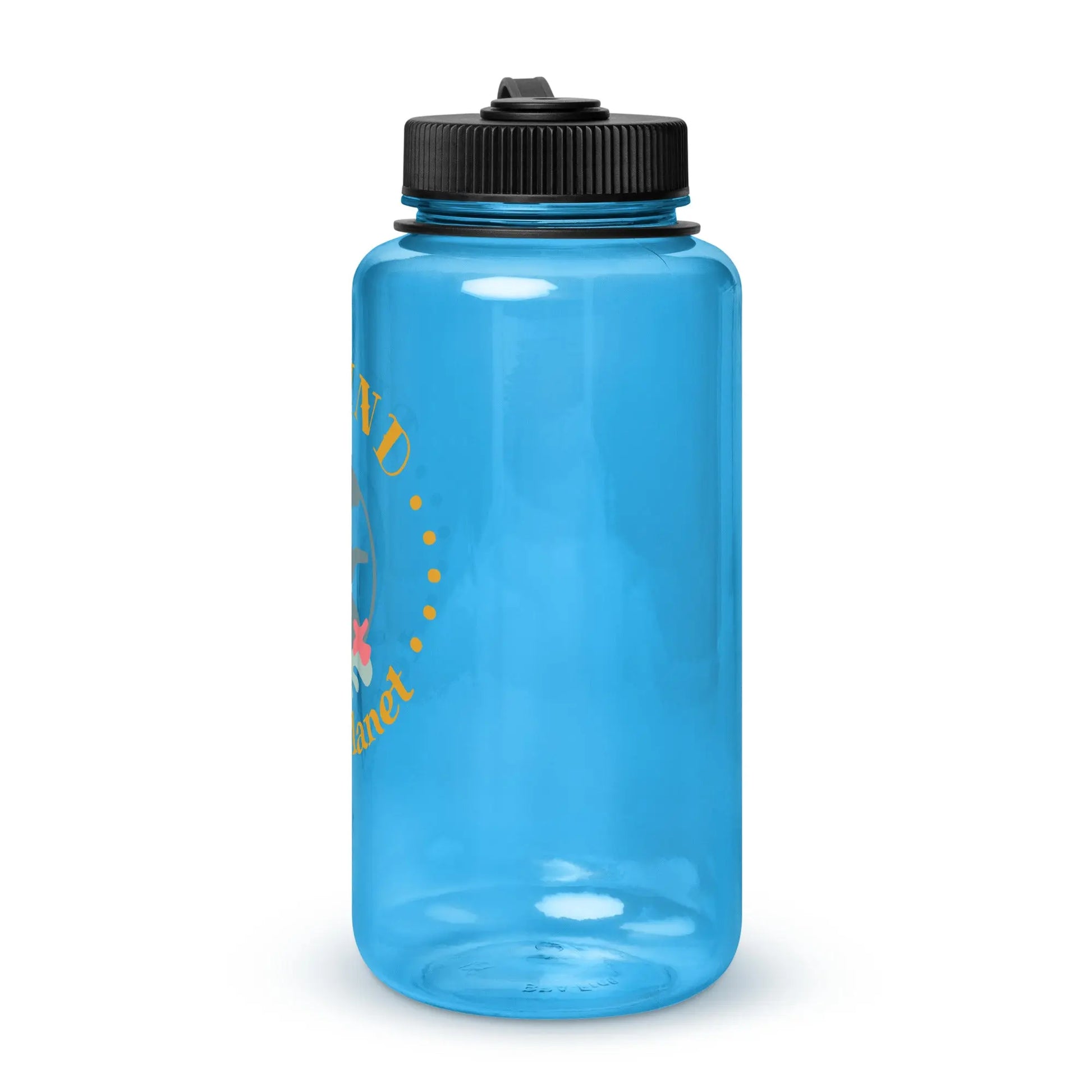 Wide mouth plastic water bottle-LifessentialsLLC.com