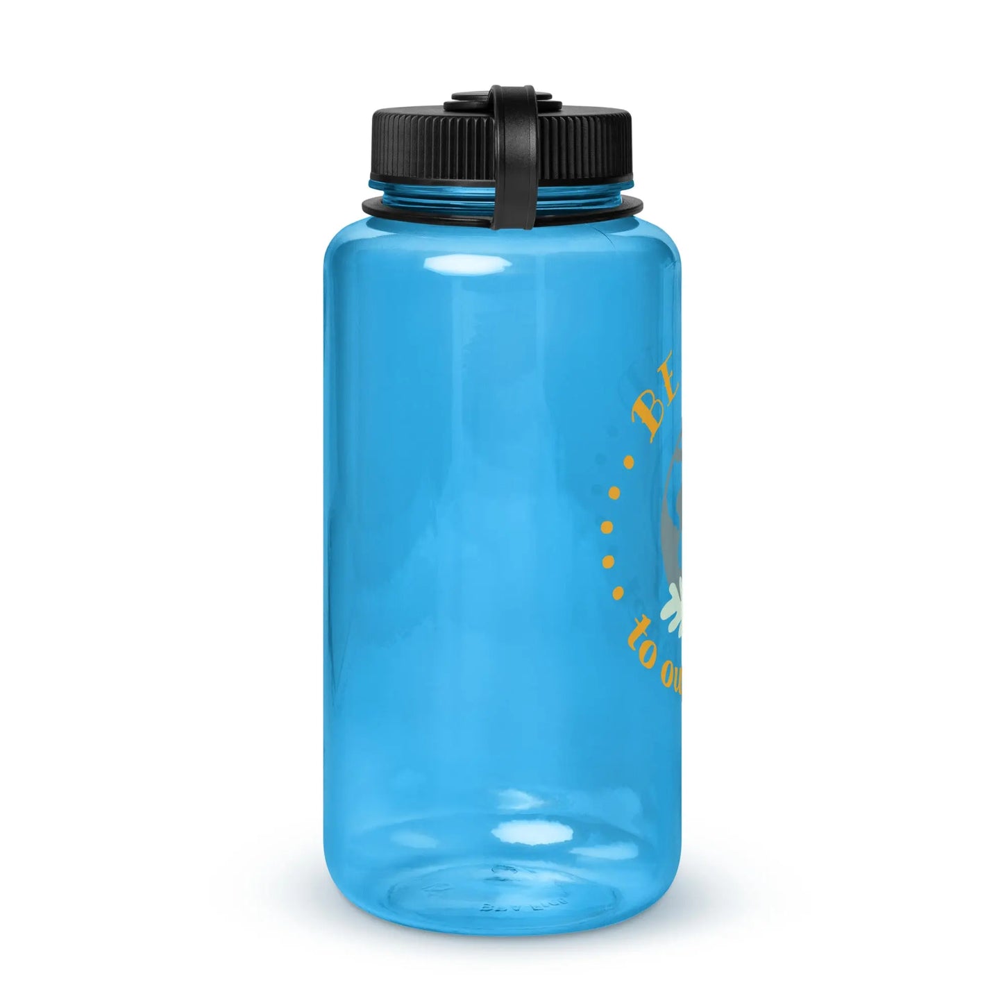 Wide mouth plastic water bottle-LifessentialsLLC.com