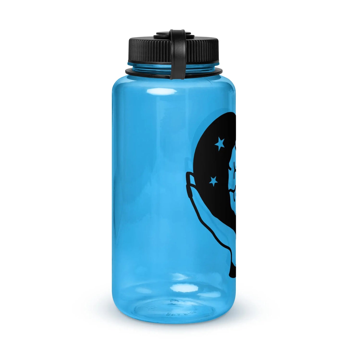 Wide mouth plastic water bottle-LifessentialsLLC.com