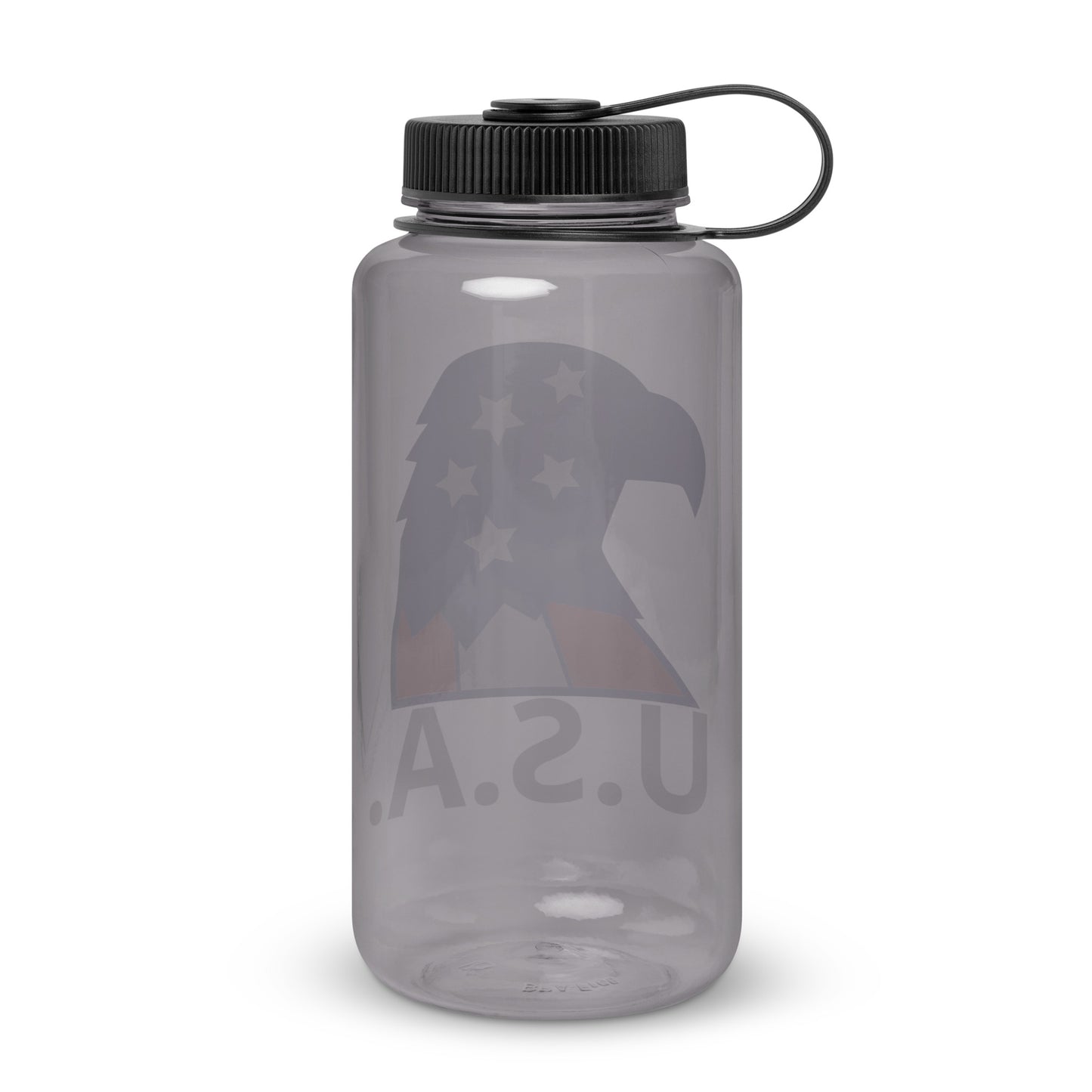 Wide mouth plastic water bottle