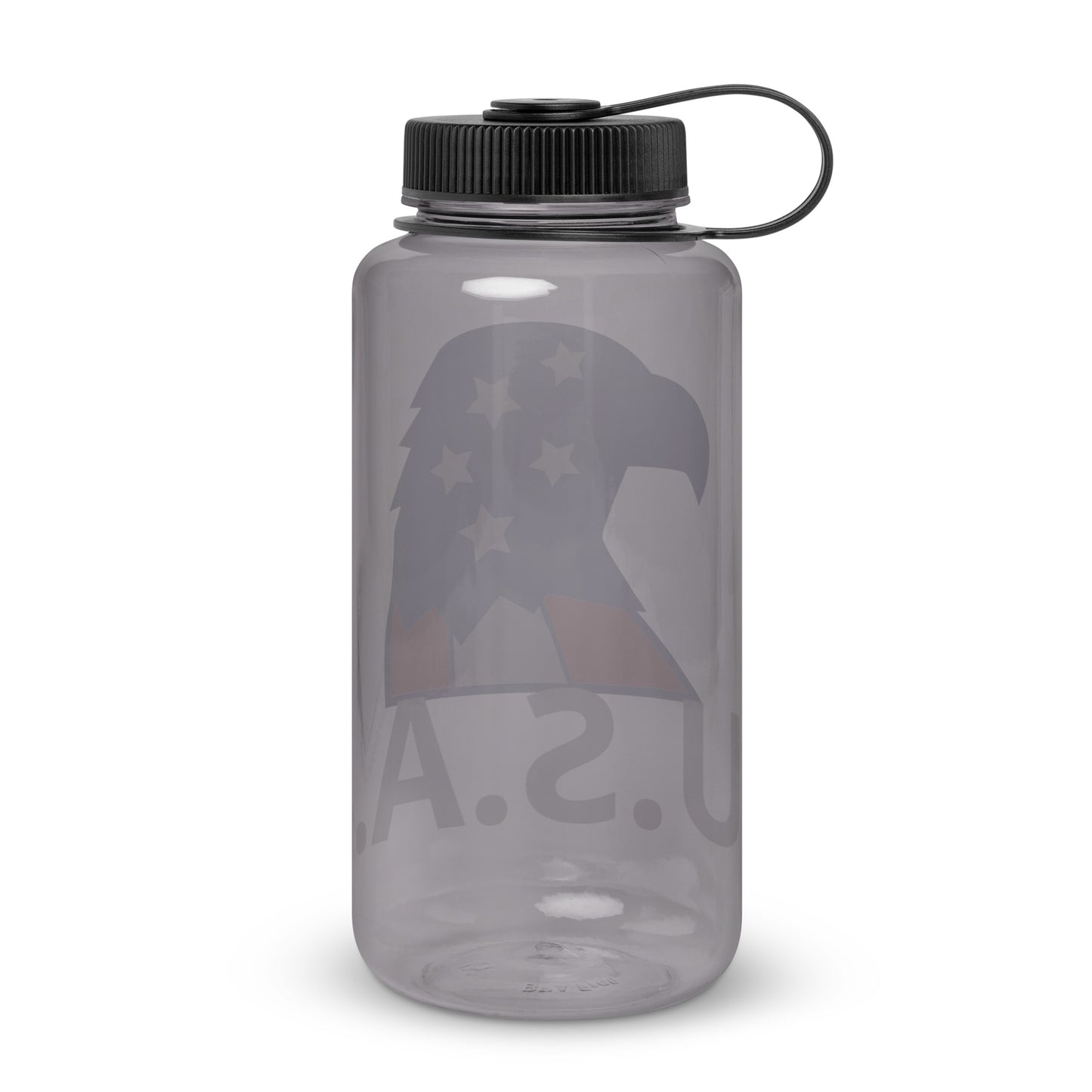 Wide mouth plastic water bottle