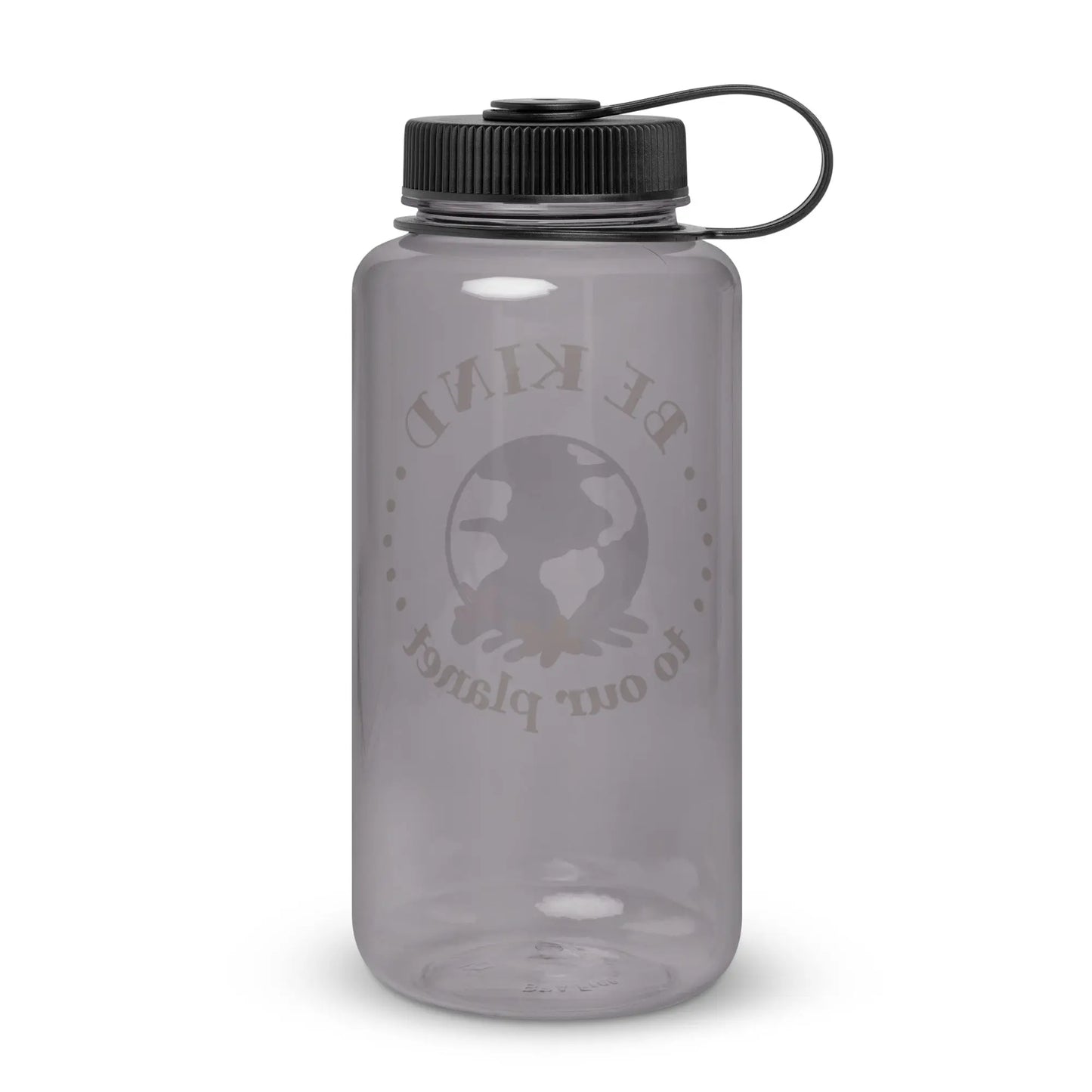 Wide mouth plastic water bottle-LifessentialsLLC.com