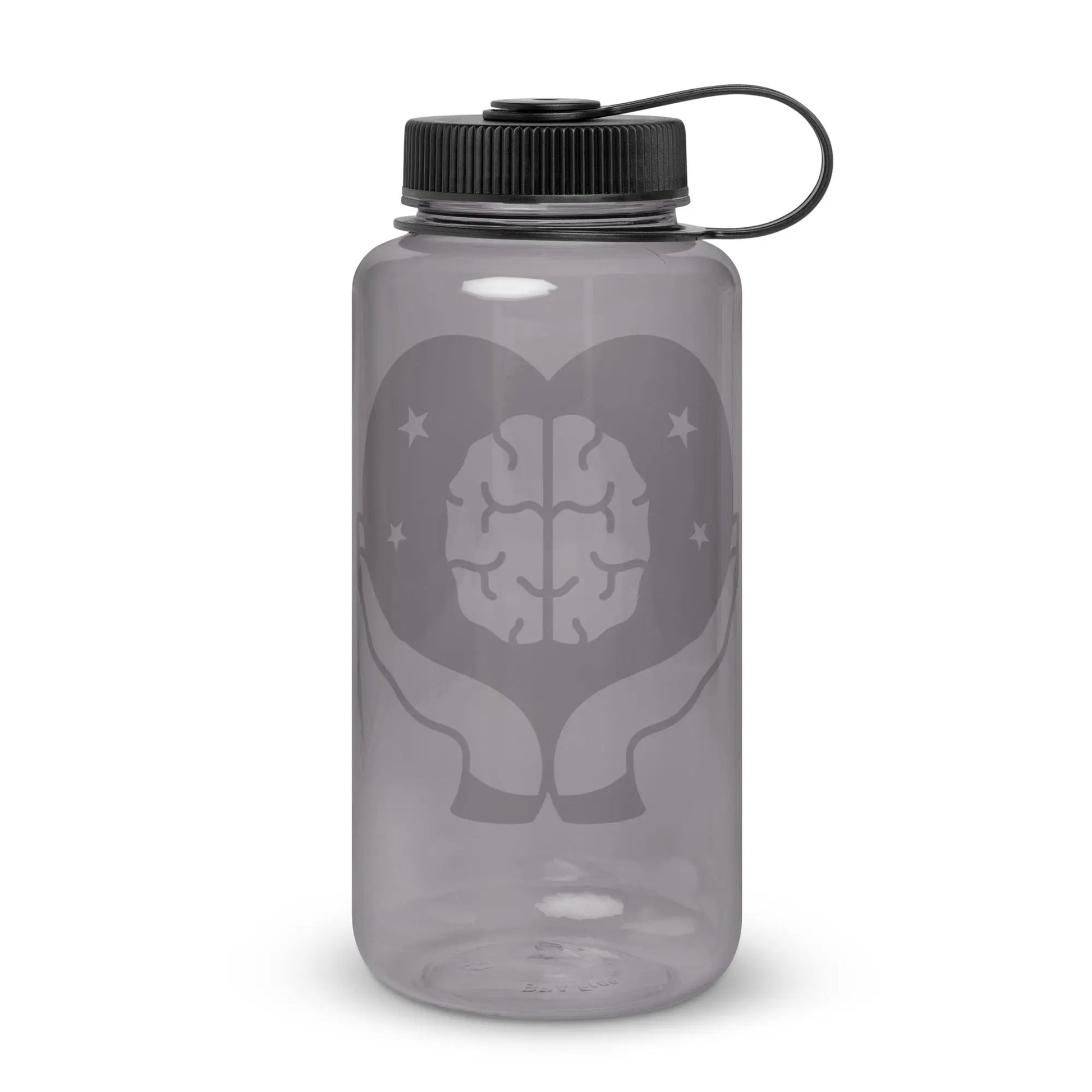 Wide mouth plastic water bottle-LifessentialsLLC.com