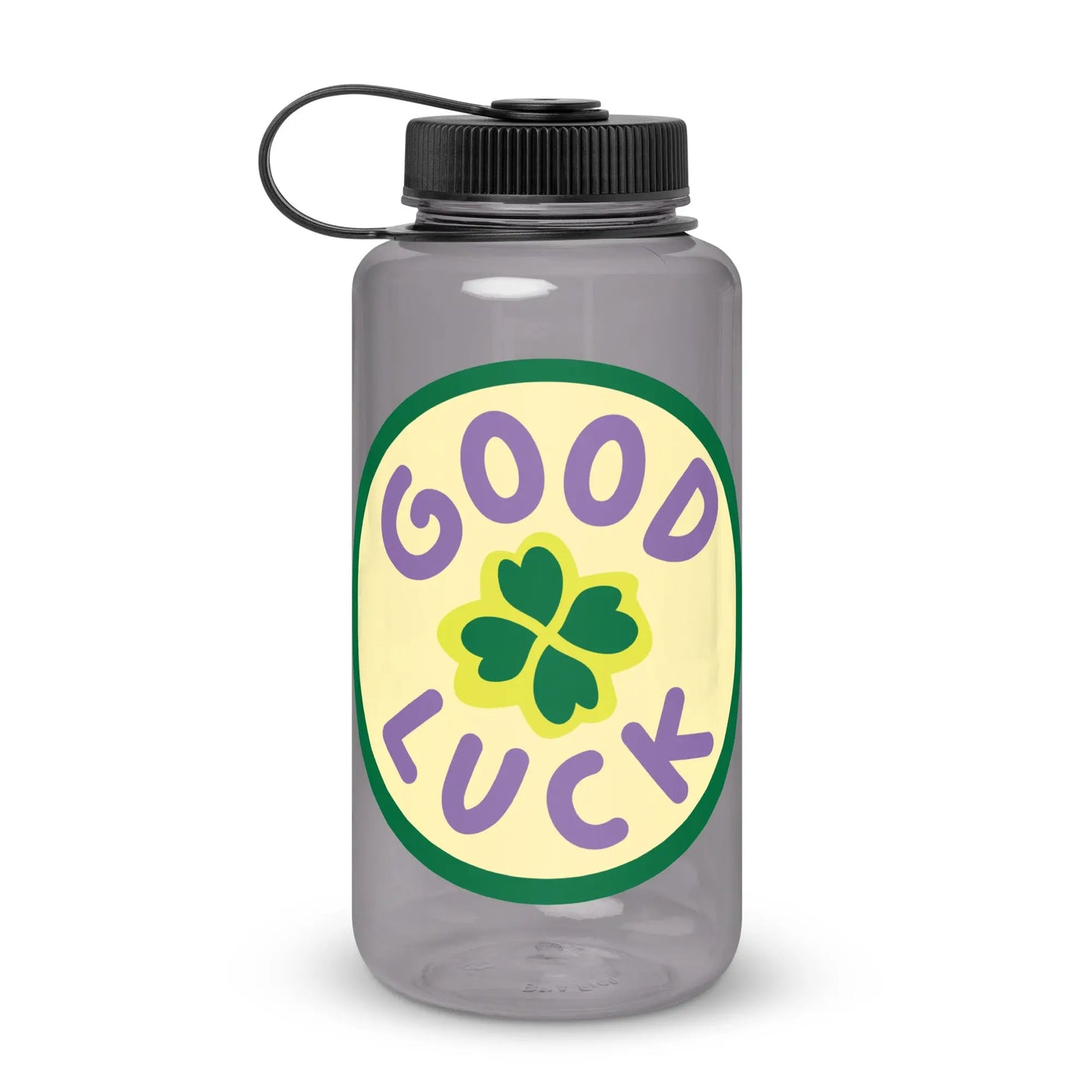 Wide mouth plastic water bottle-LifessentialsLLC.com
