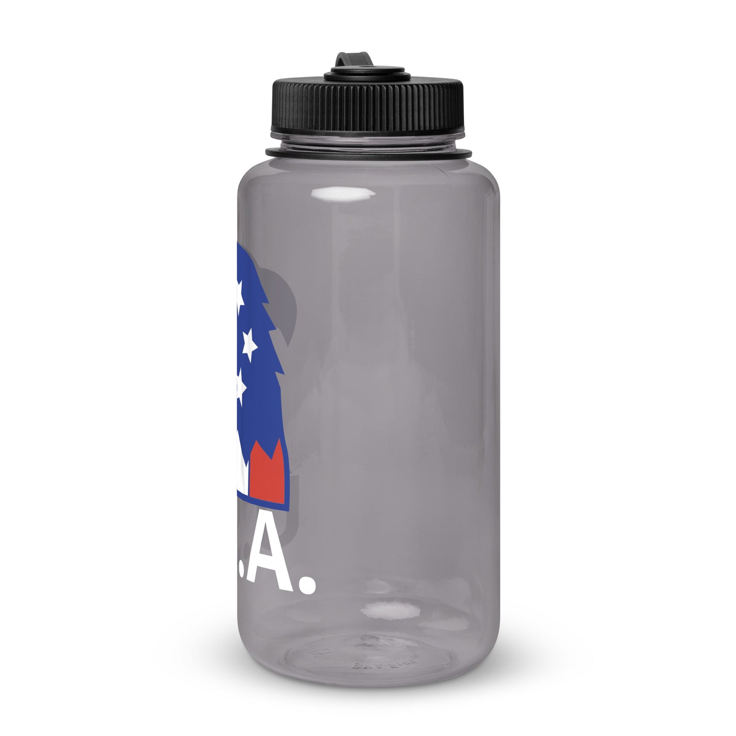 Wide mouth plastic water bottle