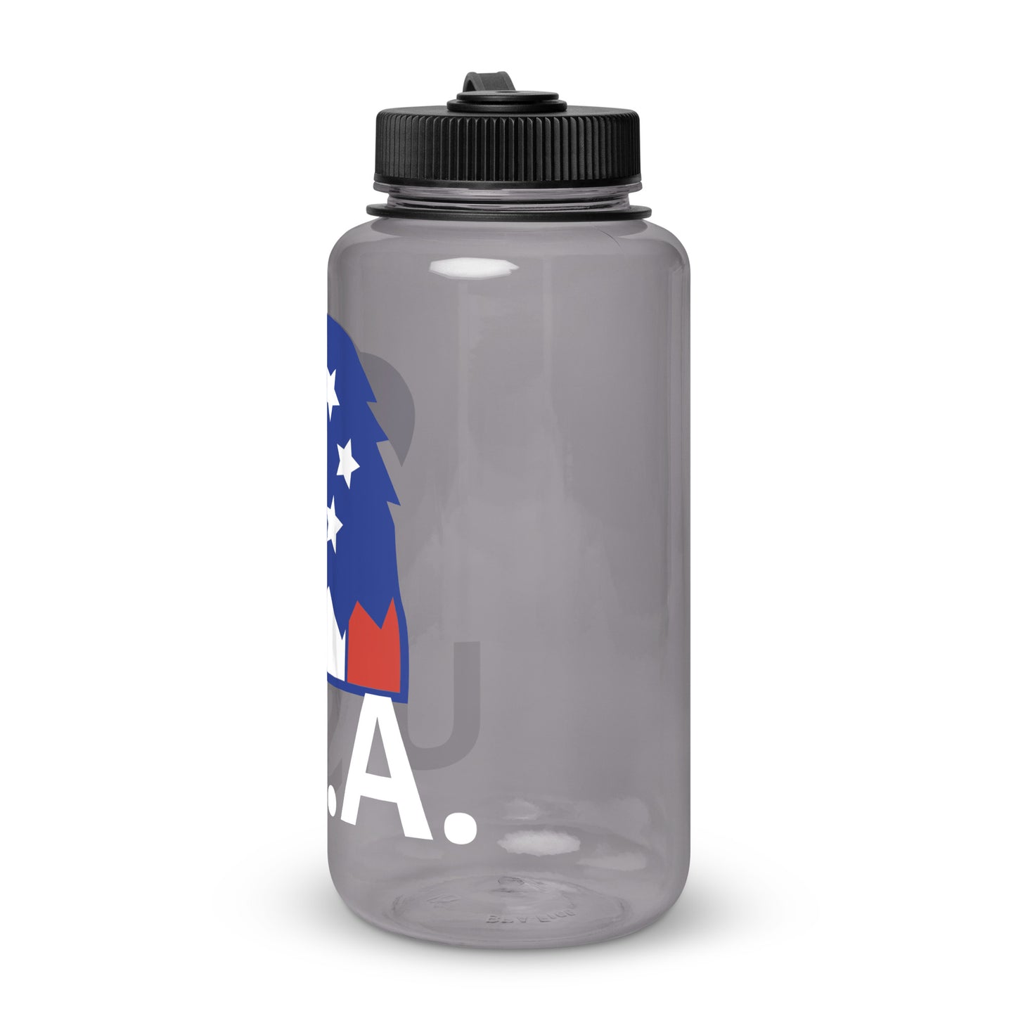 Wide mouth plastic water bottle