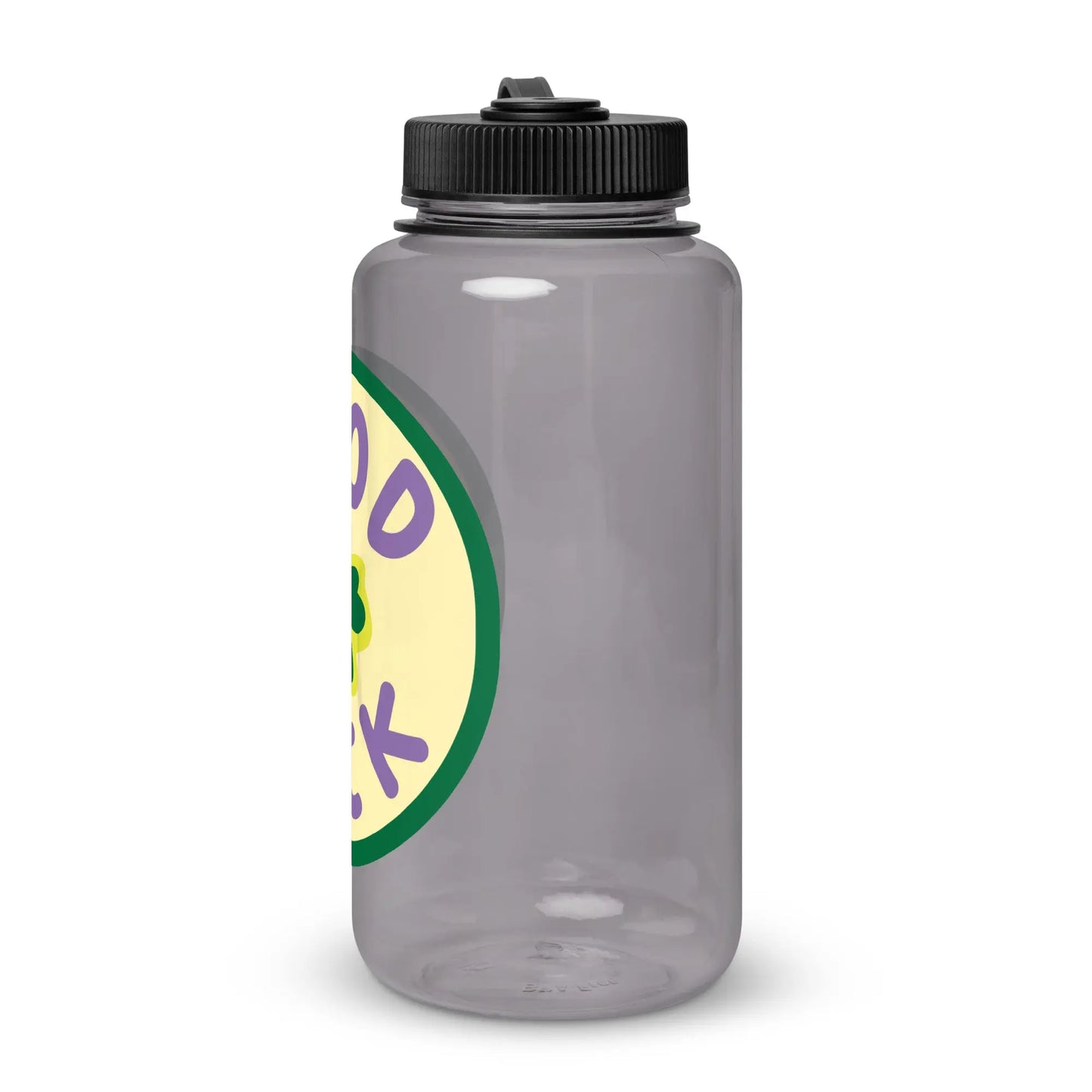 Wide mouth plastic water bottle-LifessentialsLLC.com