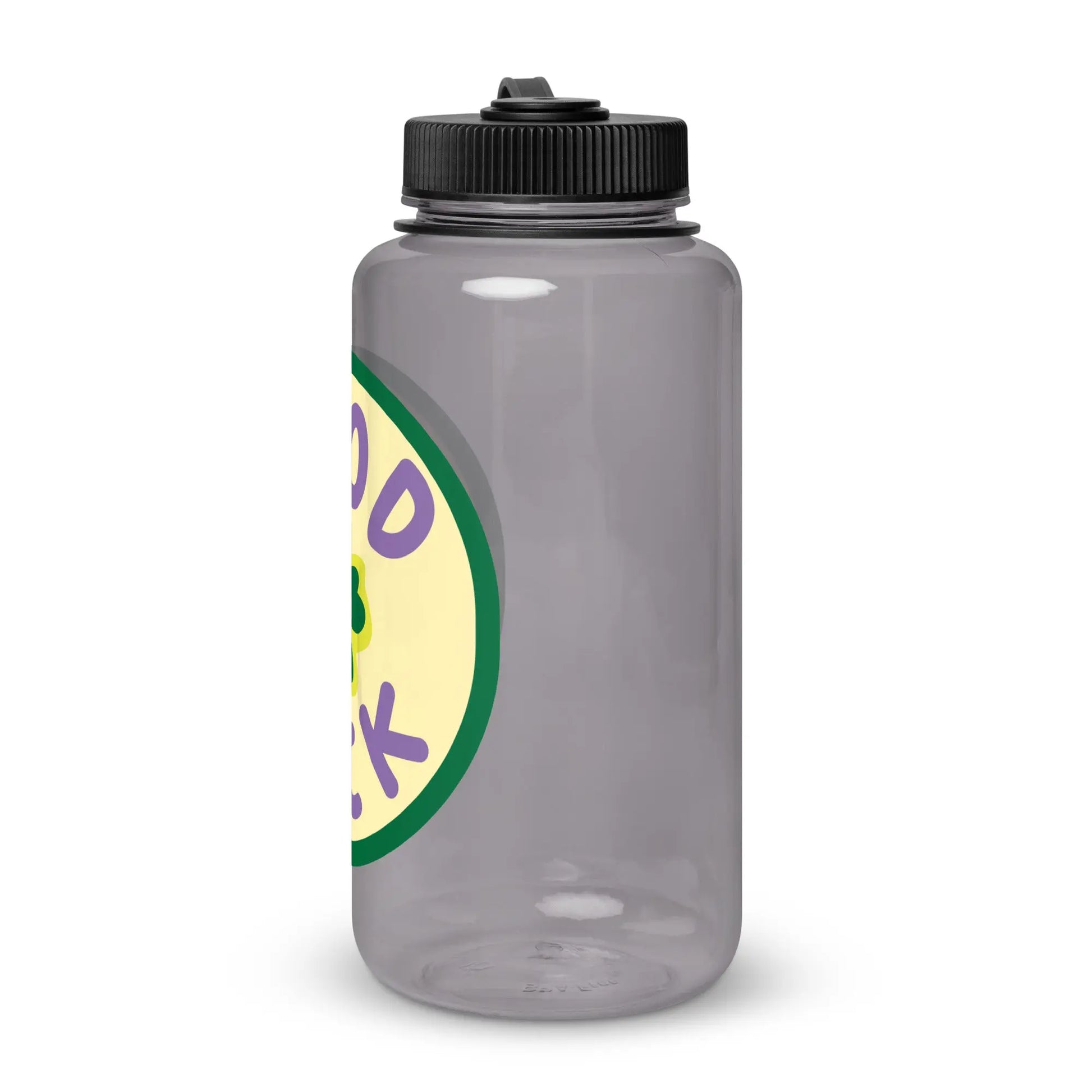 Wide mouth plastic water bottle-LifessentialsLLC.com