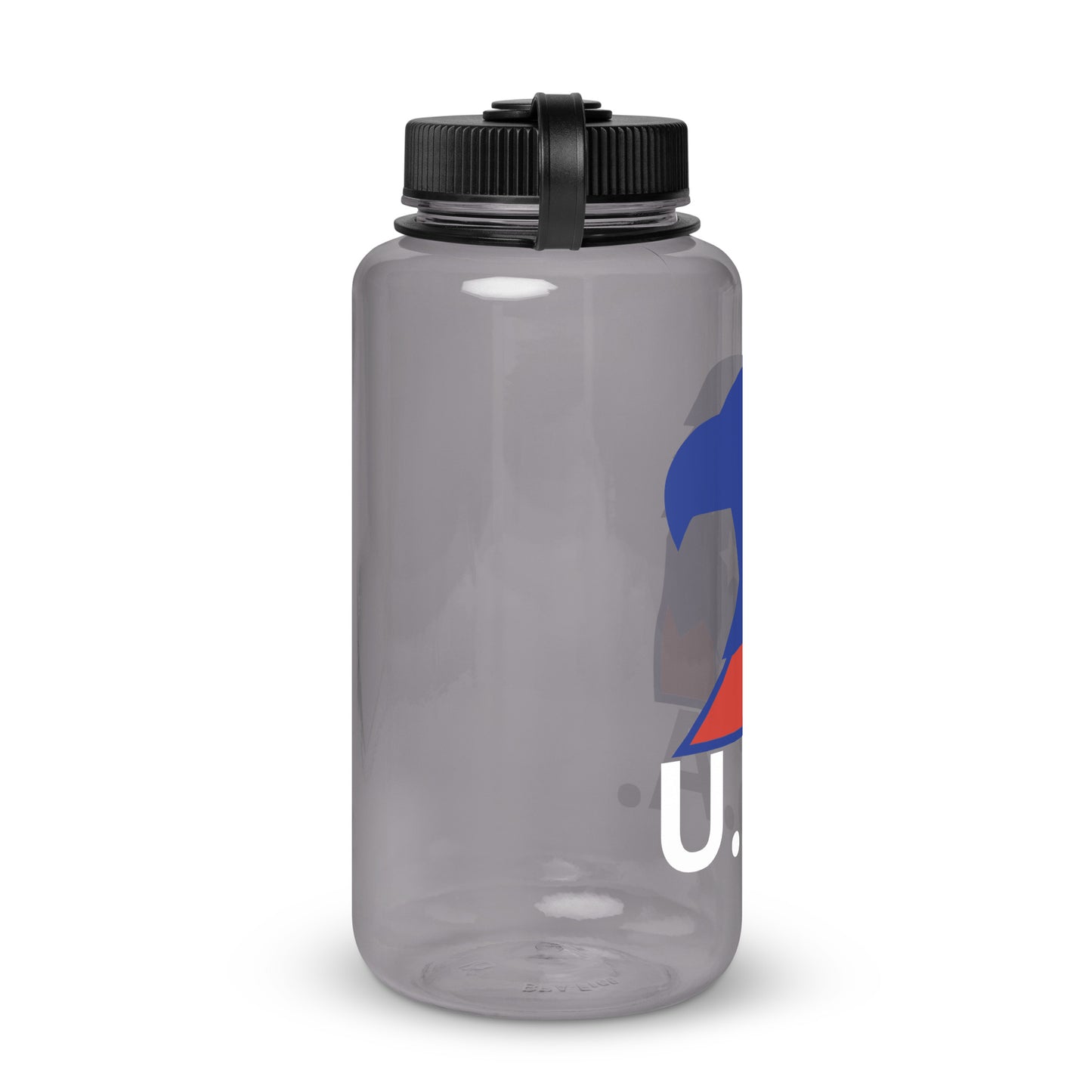 Wide mouth plastic water bottle