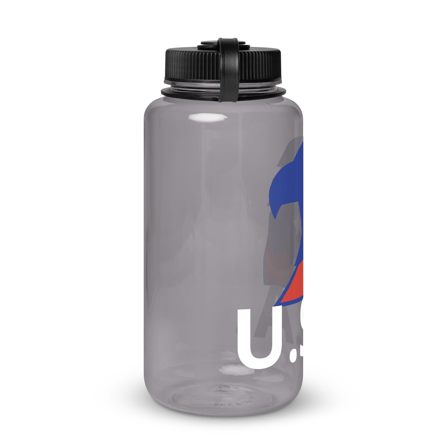 Wide mouth plastic water bottle