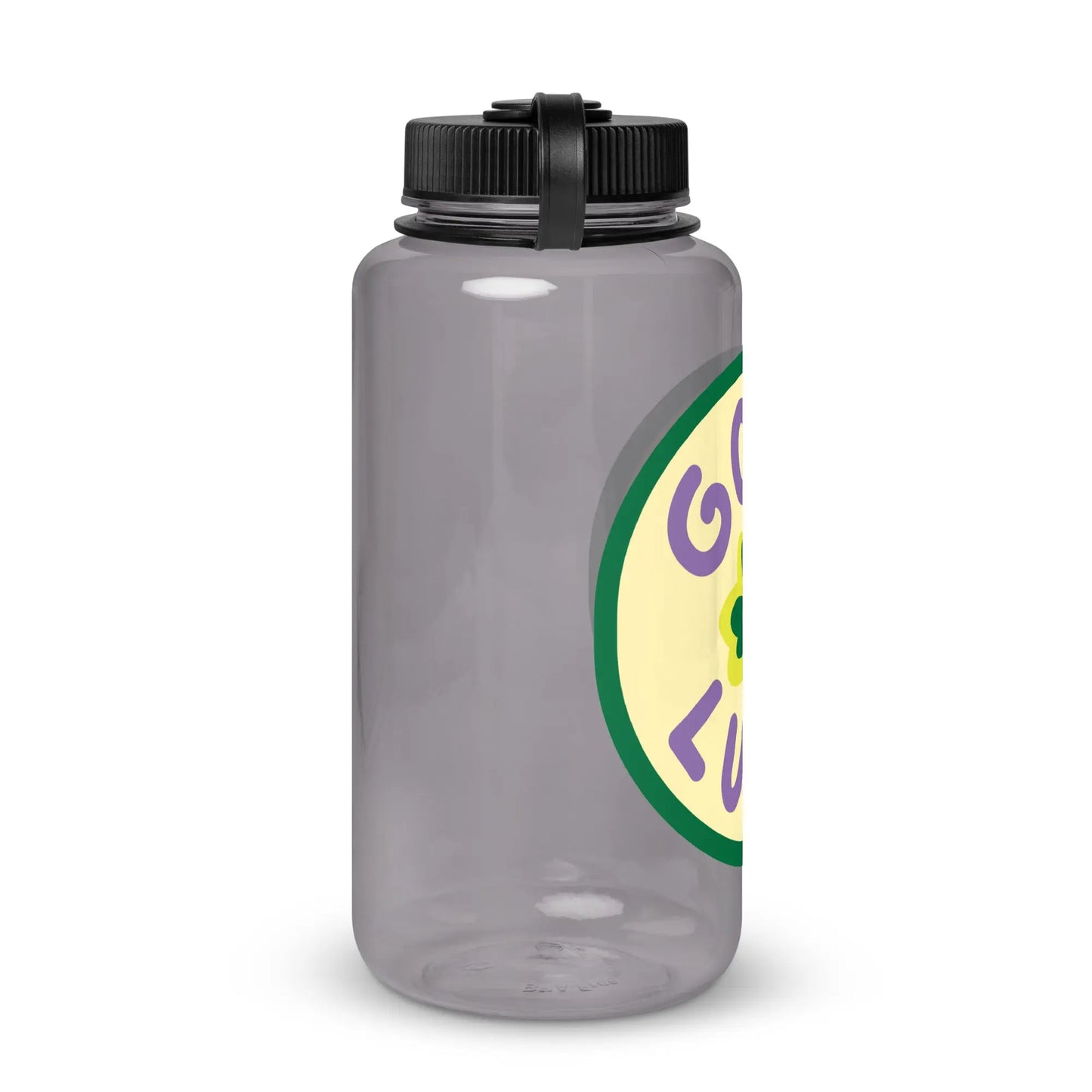 Wide mouth plastic water bottle-LifessentialsLLC.com