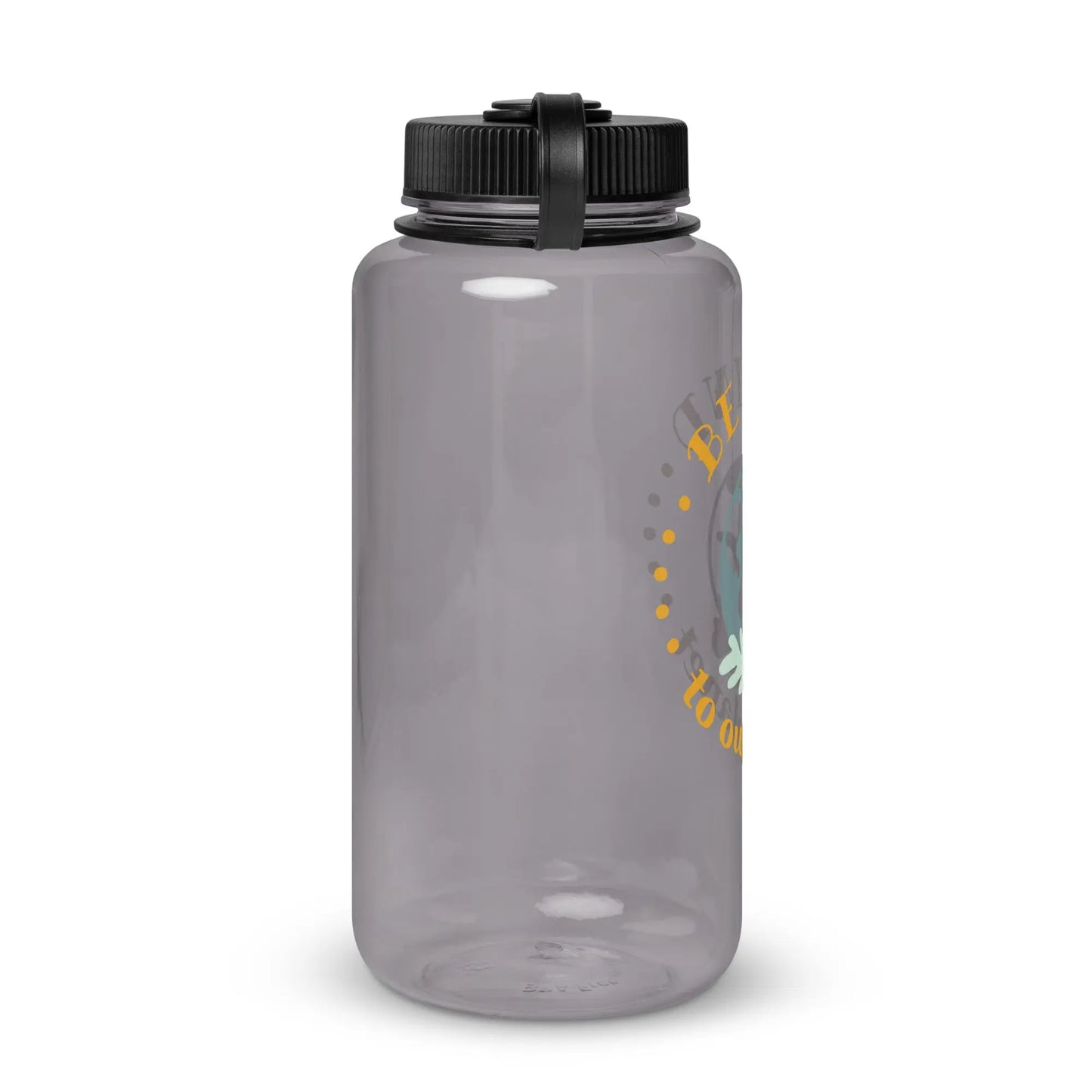 Wide mouth plastic water bottle-LifessentialsLLC.com