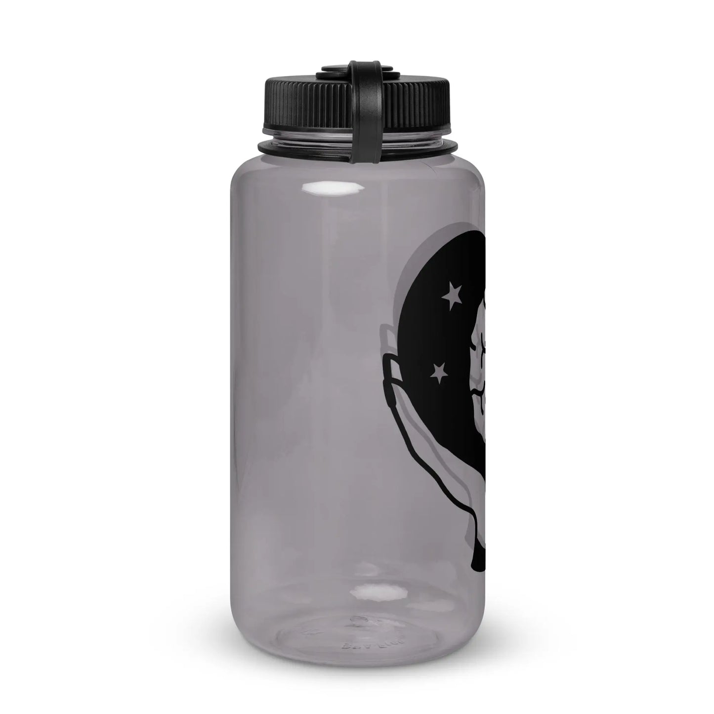 Wide mouth plastic water bottle-LifessentialsLLC.com