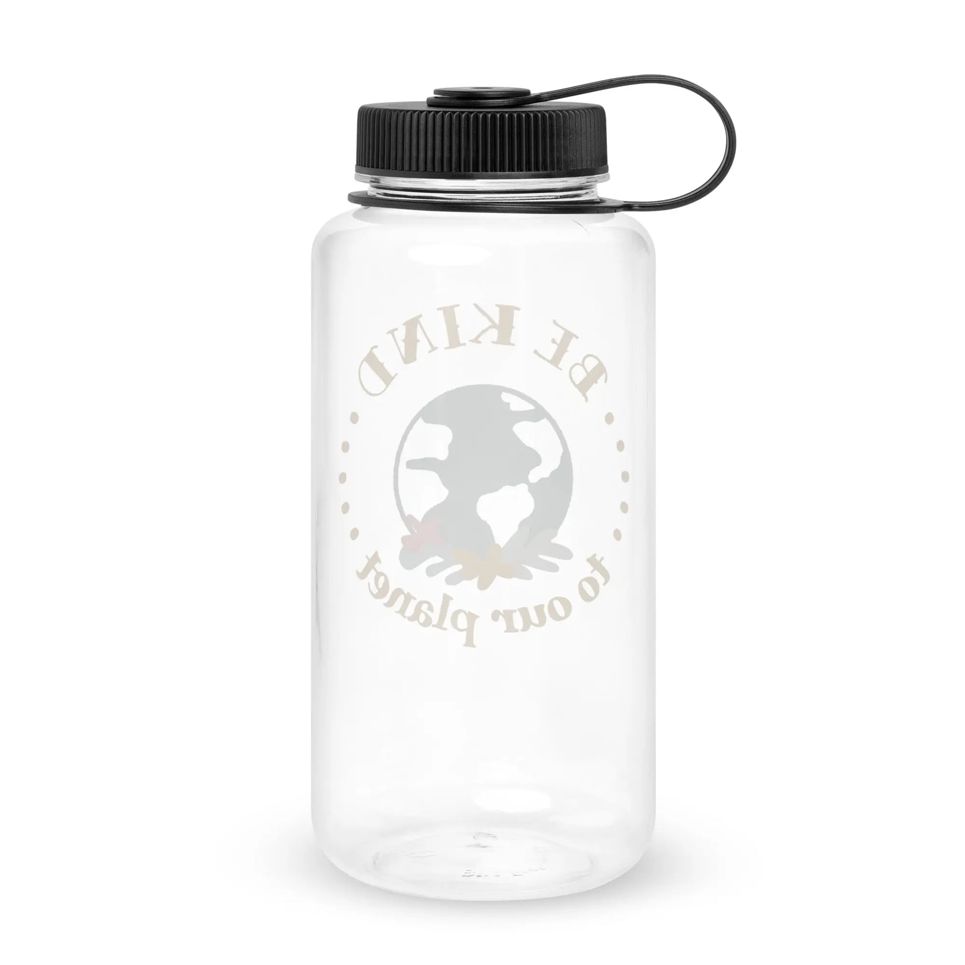 Wide mouth plastic water bottle-LifessentialsLLC.com