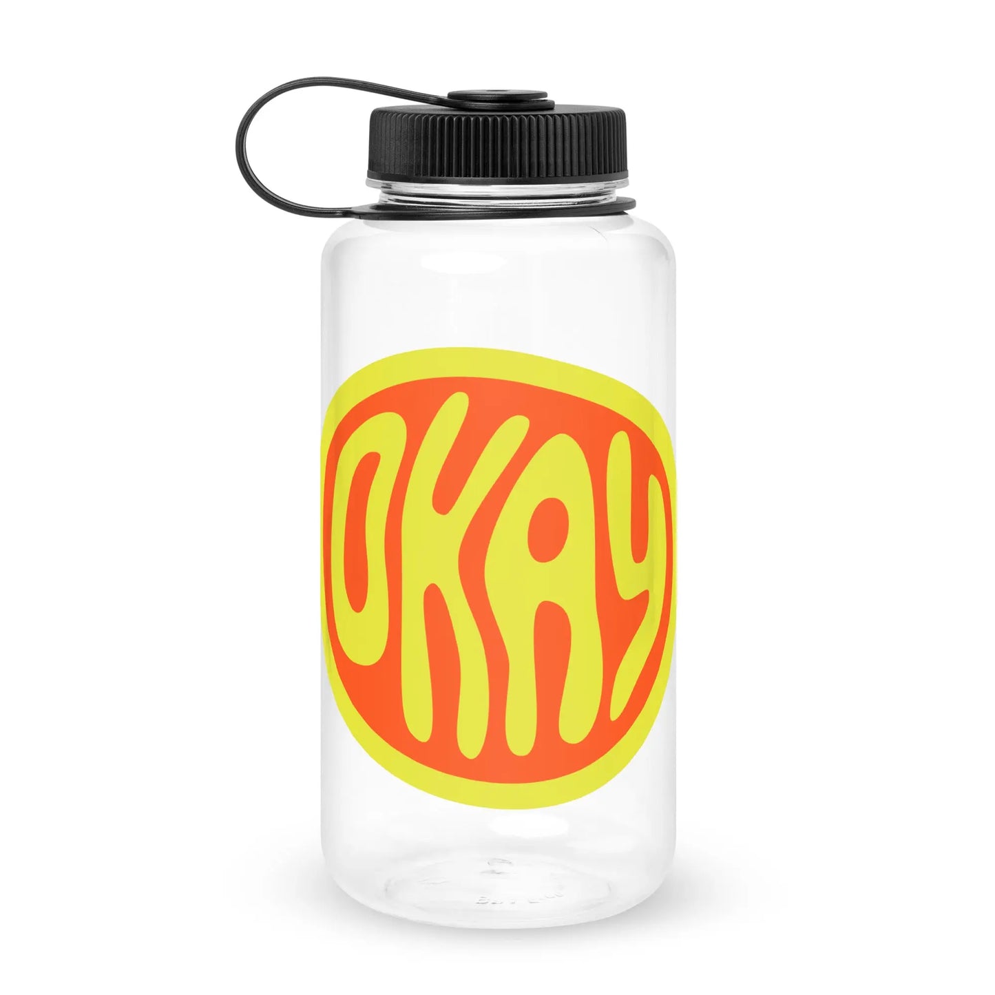 Wide mouth plastic water bottle-LifessentialsLLC.com