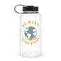 Wide mouth plastic water bottle-LifessentialsLLC.com