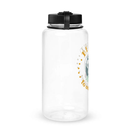 Wide mouth plastic water bottle-LifessentialsLLC.com