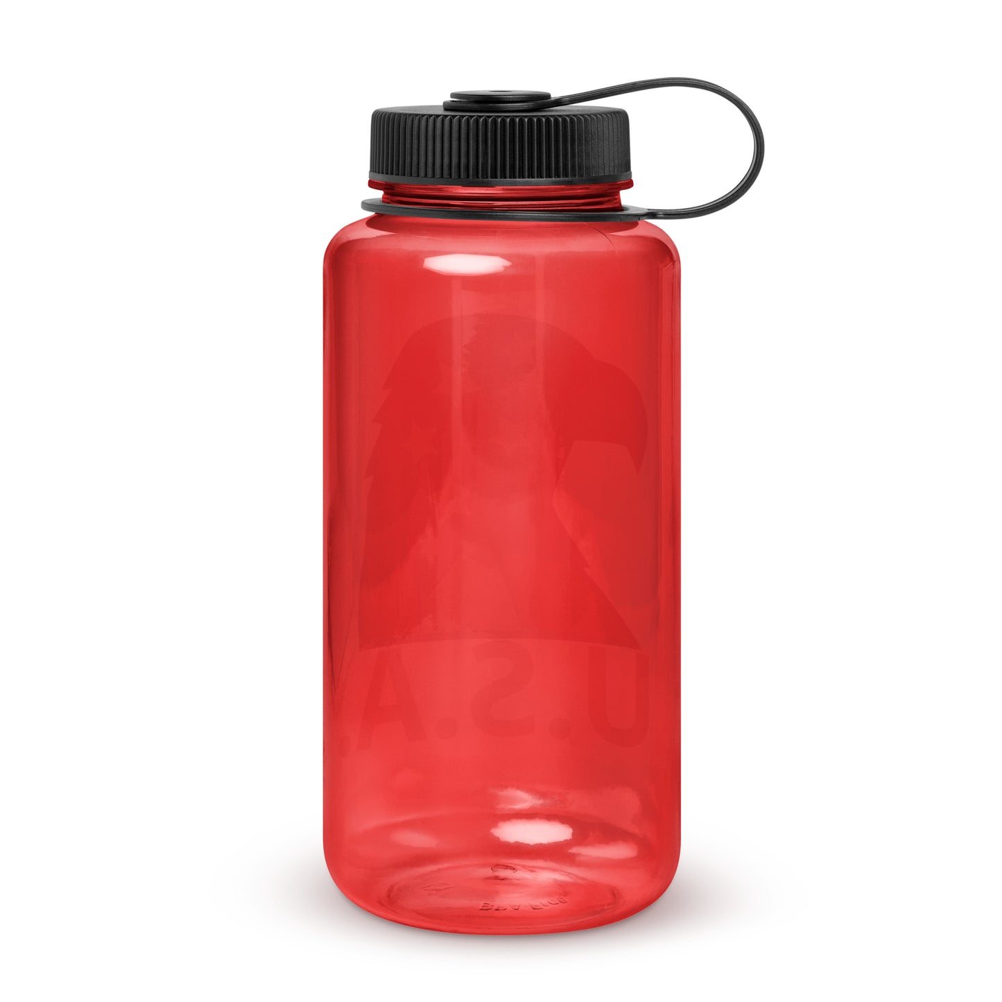 Wide mouth plastic water bottle