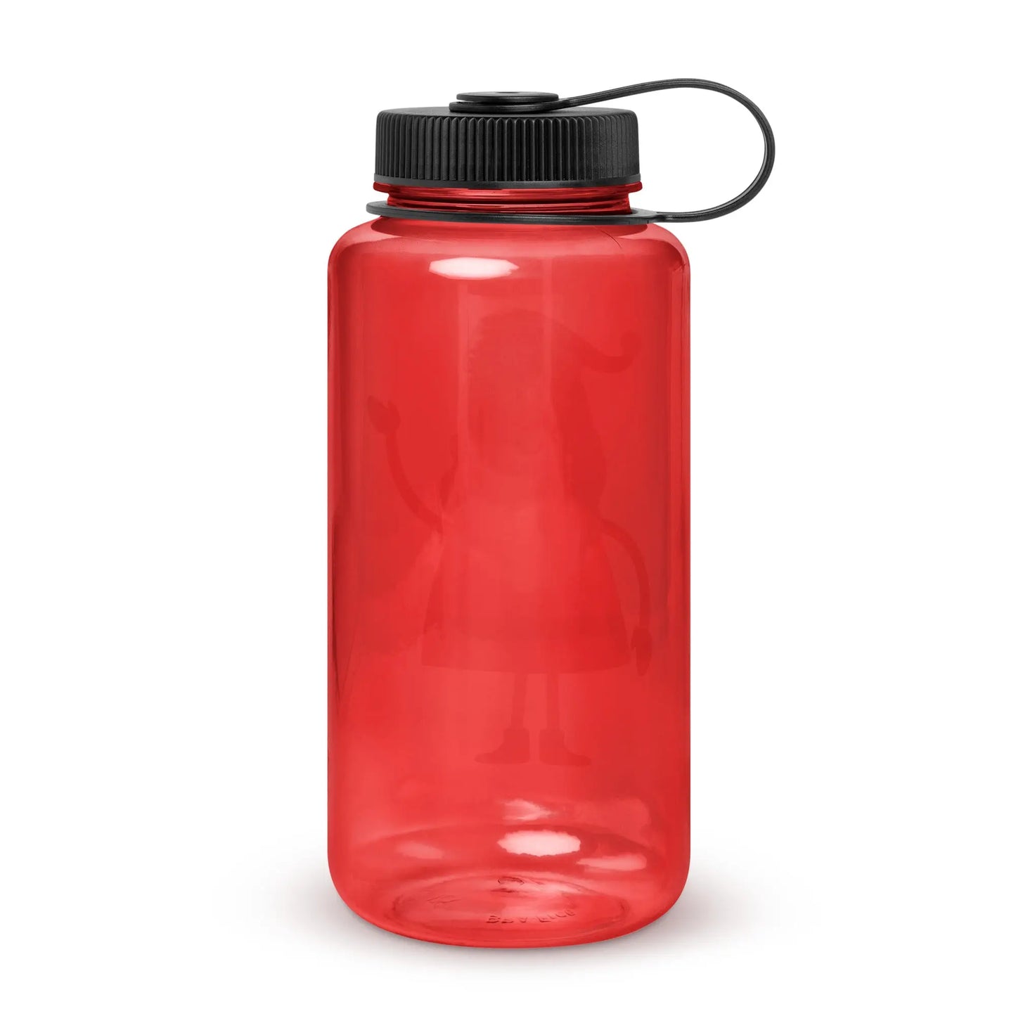 Wide mouth plastic water bottle-LifessentialsLLC.com