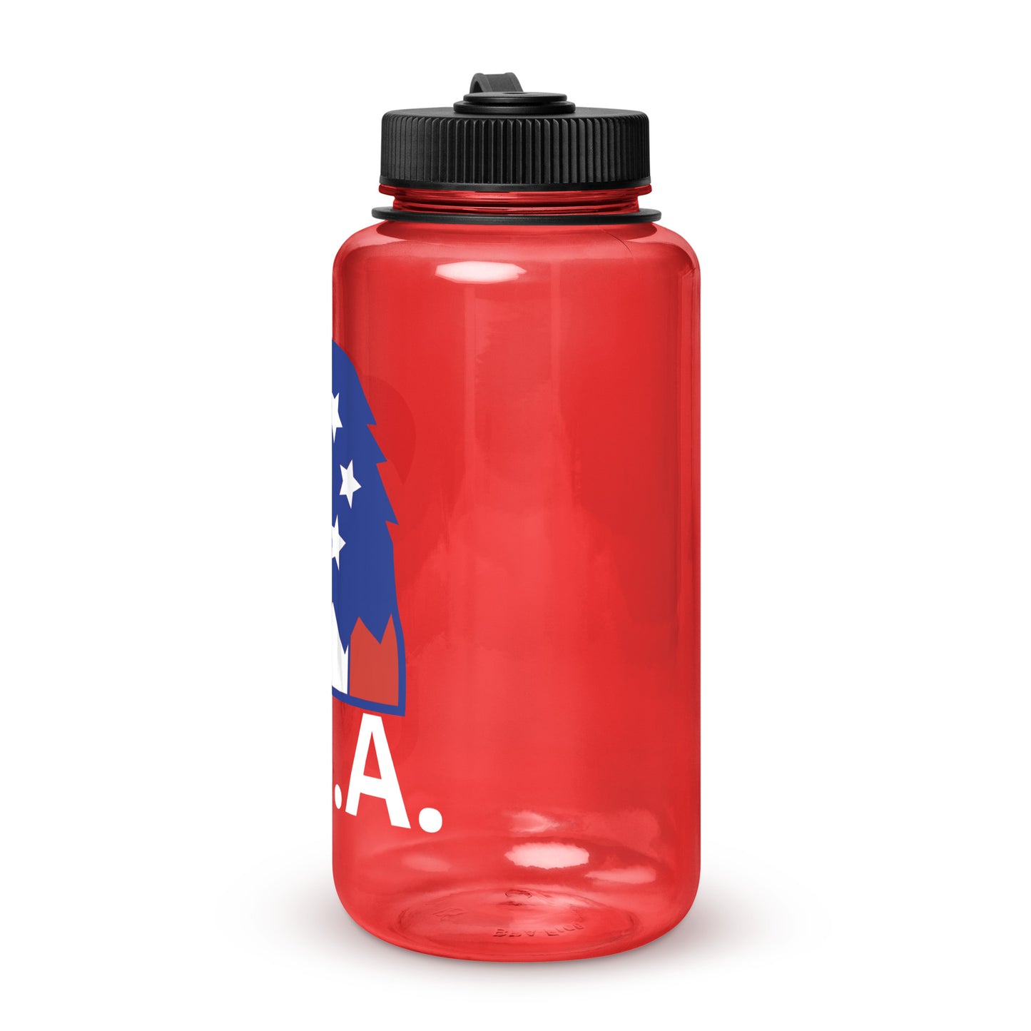 Wide mouth plastic water bottle