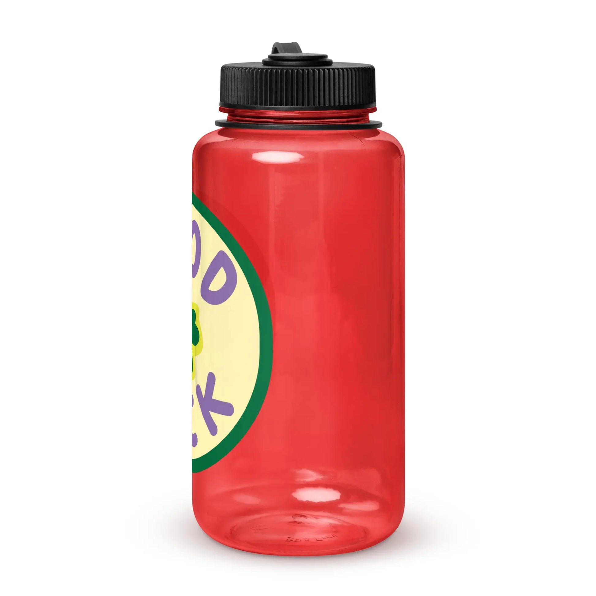 Wide mouth plastic water bottle-LifessentialsLLC.com