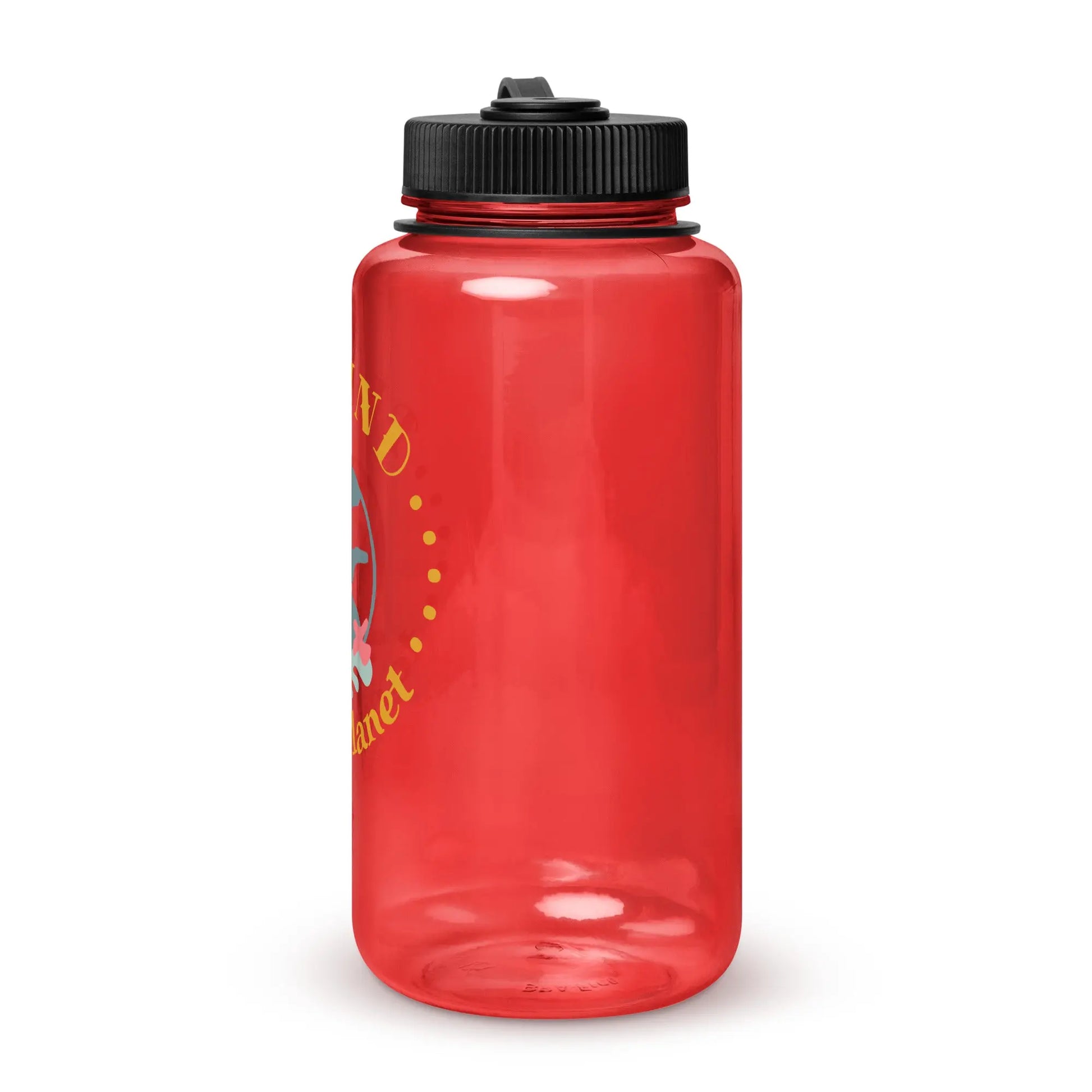 Wide mouth plastic water bottle-LifessentialsLLC.com