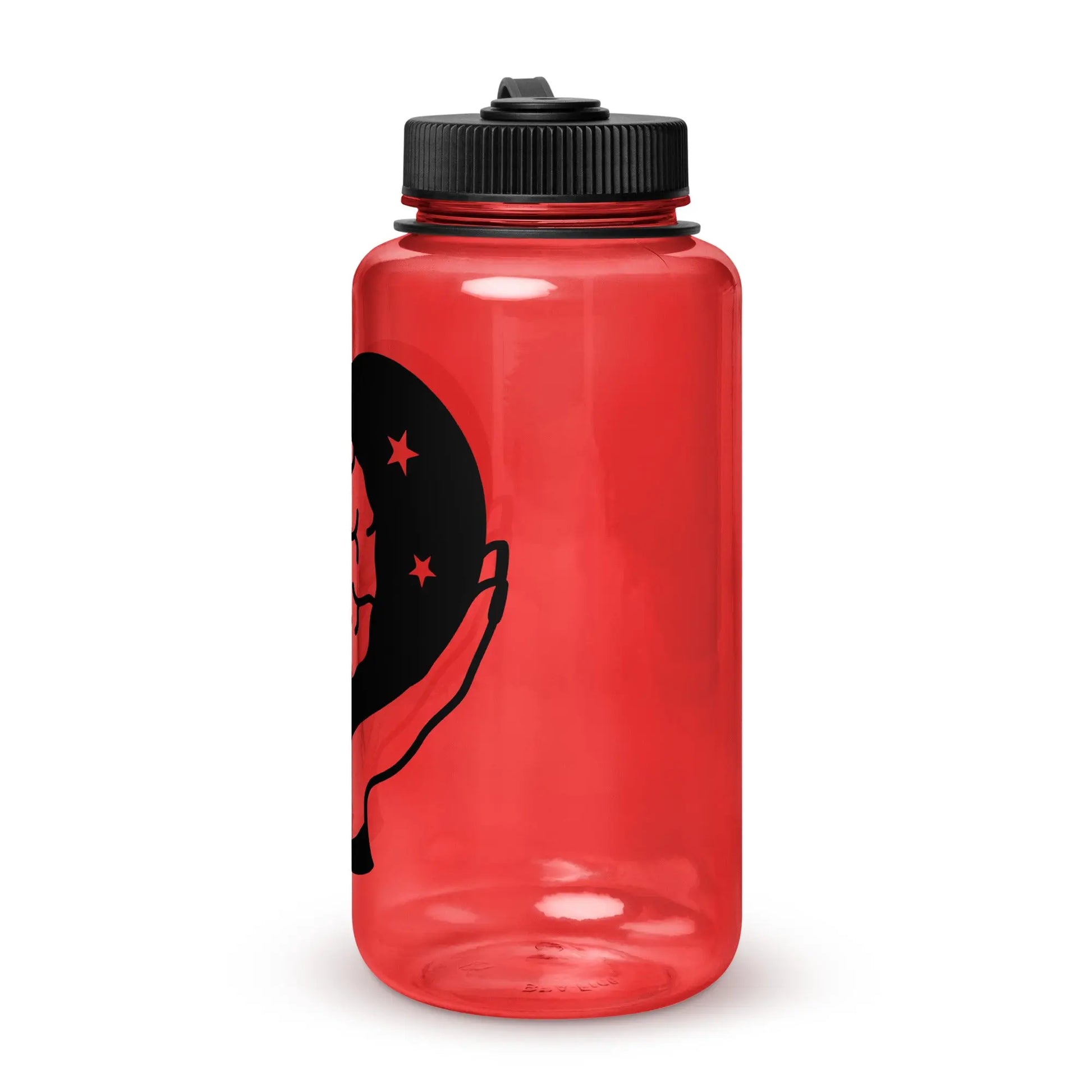 Wide mouth plastic water bottle-LifessentialsLLC.com