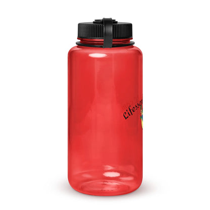 Wide mouth plastic water bottle-LifessentialsLLC.com